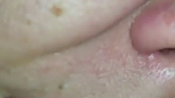 A Naughty Wife Receives Cum In Her Mouth And On Her Face