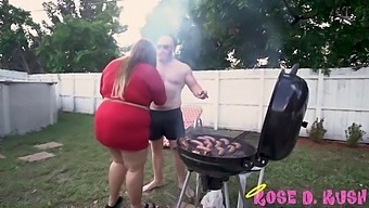 Rose Kush Indulges In Nipple Play With A Horny Stud In Public