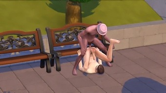 Gay Couples Engage In Sexual Activity Outdoors