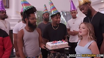 Coco Lovelock Receives 11 British Black Cocks As Birthday Gift