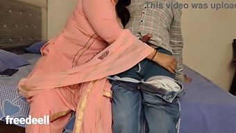 Horny Indian Mom Takes On Stepdaughter