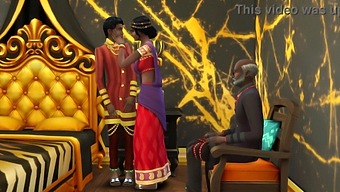 Indian Bride-To-Be And Her Stepdad Seduce Her Virgin Stepbrother In A Hotel Room