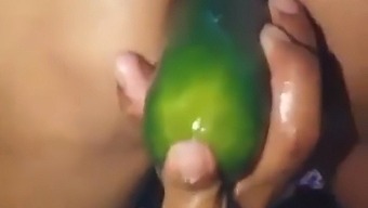 My Stepmother Pleasures Herself With A Large Dildo And Sends Me The Pictures Of Her Wide-Open Butt