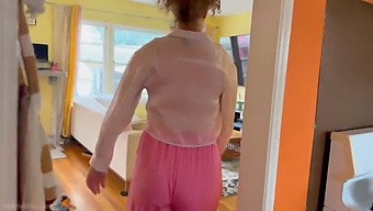 Horny Stepmom Gets Anal Creampie In Changing Room