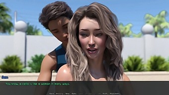 Sunbathing With A Seductive Milf And Exploring Erotic Animations