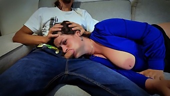 Dirty Stepmom Takes Stepson'S Big Cock In A Deepthroat Facial Finish!